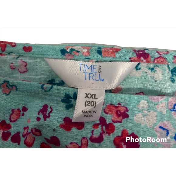 Floral top, SZ XXL - Picture 2 of 7